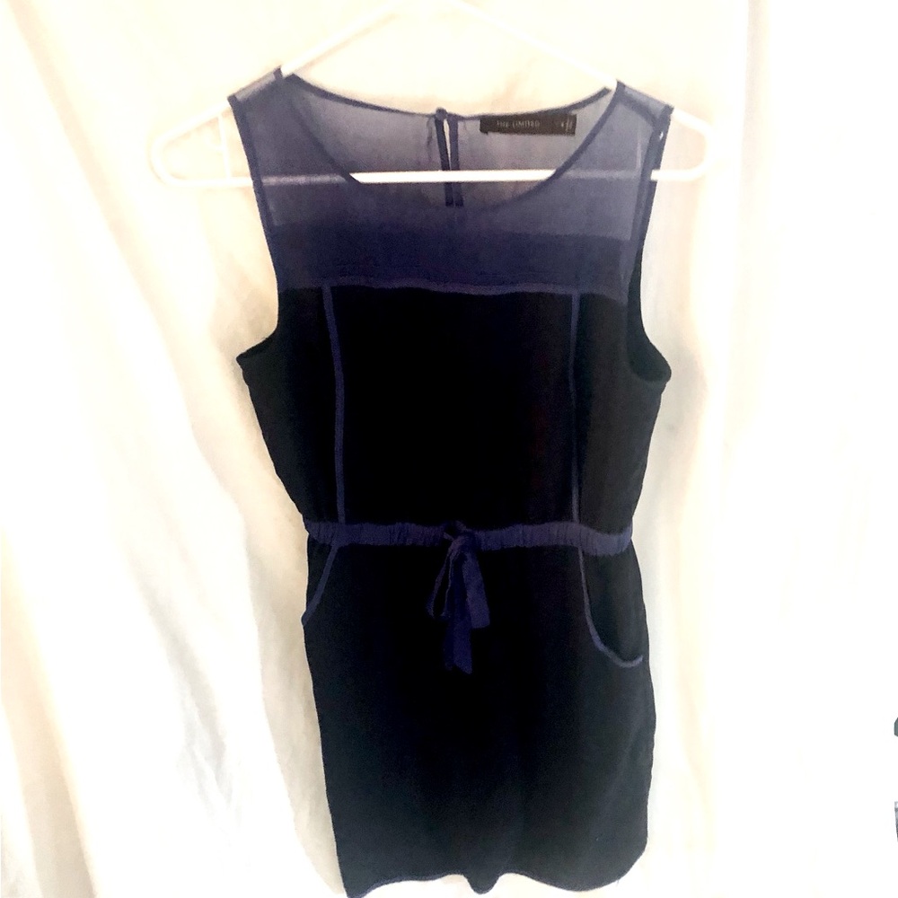 Black and purple dress